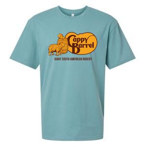 Cappy Barrel; Capybara Country Store Logo Sueded Cloud Jersey T-Shirt