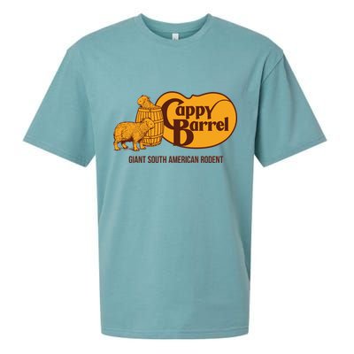 Cappy Barrel; Capybara Country Store Logo Sueded Cloud Jersey T-Shirt
