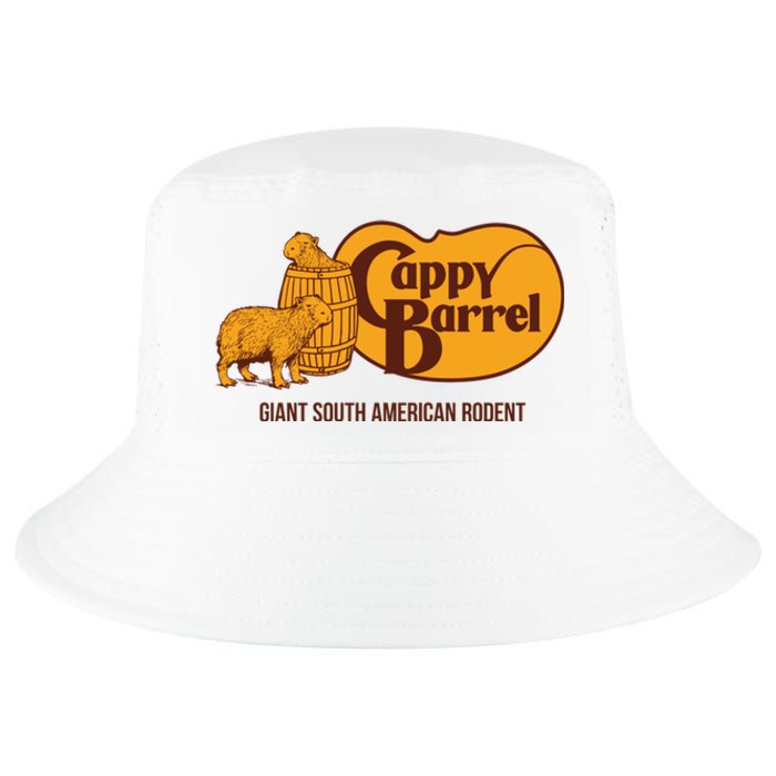 Cappy Barrel; Capybara Country Store Logo Cool Comfort Performance Bucket Hat