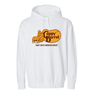 Cappy Barrel; Capybara Country Store Logo Garment-Dyed Fleece Hoodie