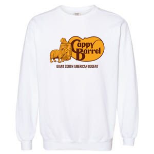 Cappy Barrel; Capybara Country Store Logo Garment-Dyed Sweatshirt