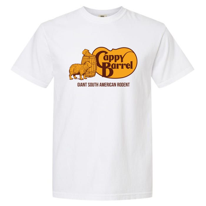 Cappy Barrel; Capybara Country Store Logo Garment-Dyed Heavyweight T-Shirt