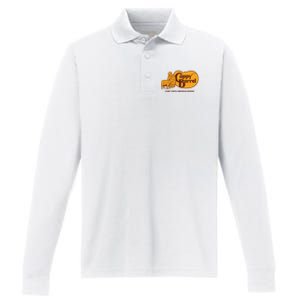 Cappy Barrel; Capybara Country Store Logo Performance Long Sleeve Polo