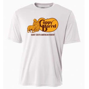 Cappy Barrel; Capybara Country Store Logo Cooling Performance Crew T-Shirt