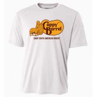 Cappy Barrel; Capybara Country Store Logo Cooling Performance Crew T-Shirt