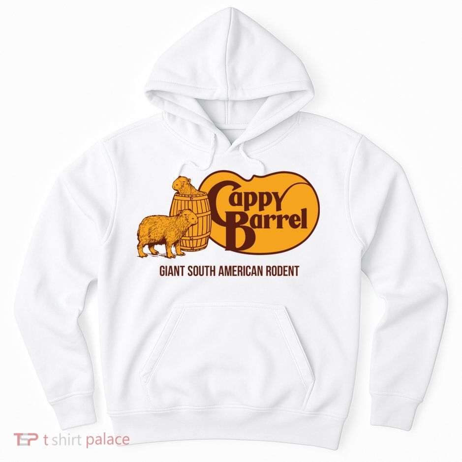 Cappy Barrel; Capybara Country Store Logo Hoodie