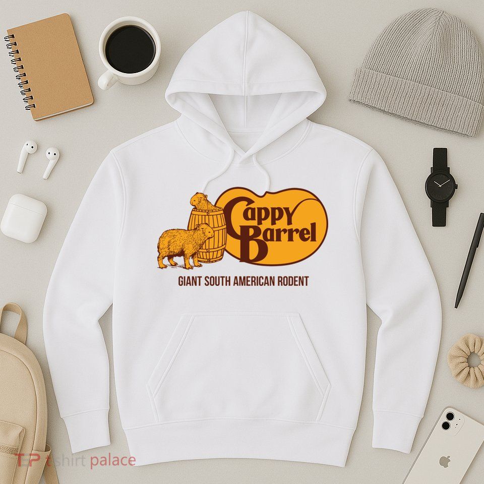 Cappy Barrel; Capybara Country Store Logo Hoodie