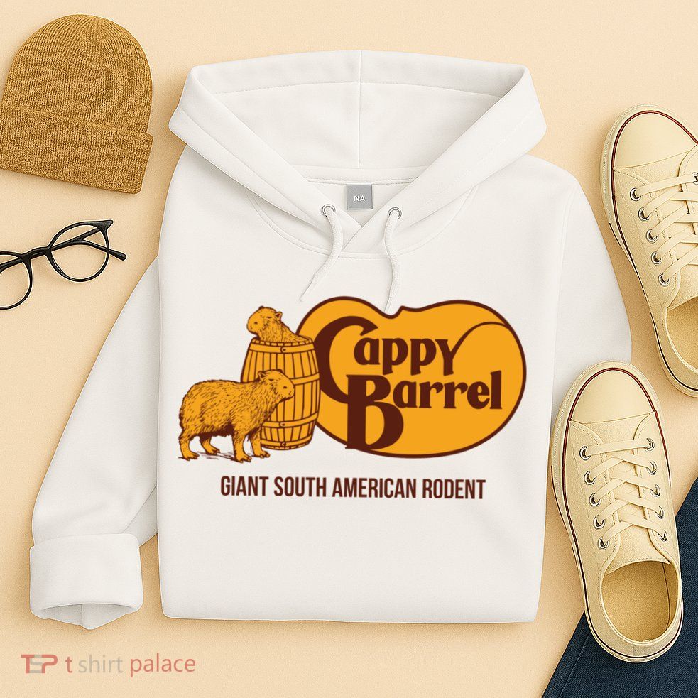 Cappy Barrel; Capybara Country Store Logo Hoodie