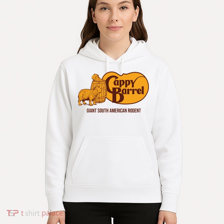 Cappy Barrel; Capybara Country Store Logo Hoodie