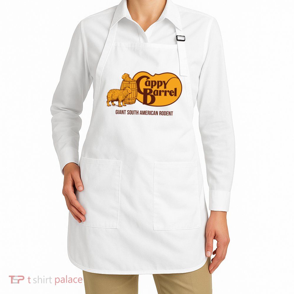 Cappy Barrel; Capybara Country Store Logo Apron