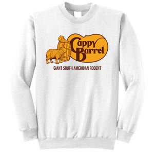 Cappy Barrel; Capybara Country Store Logo Sweatshirt