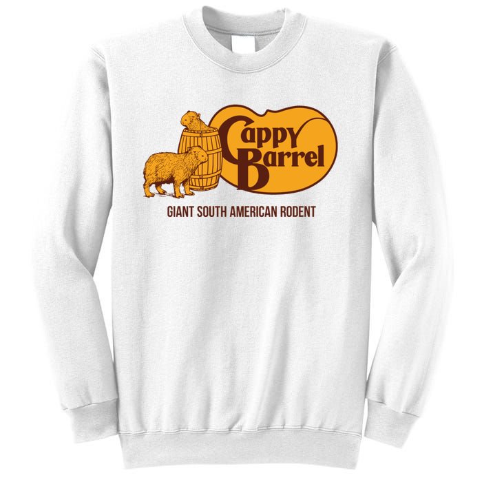 Cappy Barrel; Capybara Country Store Logo Sweatshirt