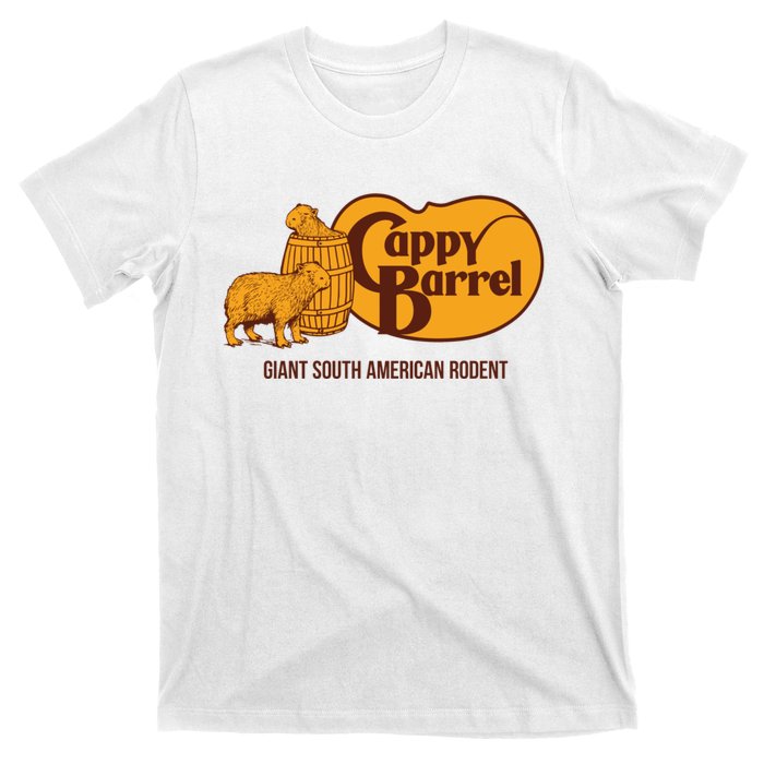 Cappy Barrel; Capybara Country Store Logo T-Shirt