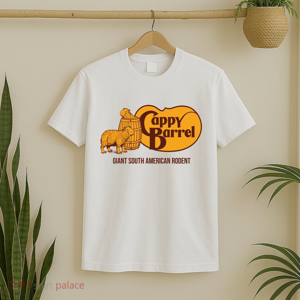 Cappy Barrel; Capybara Country Store Logo T-Shirt