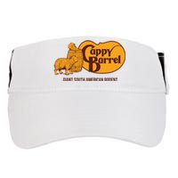 Cappy Barrel; Capybara Country Store Logo Adult Drive Performance Visor