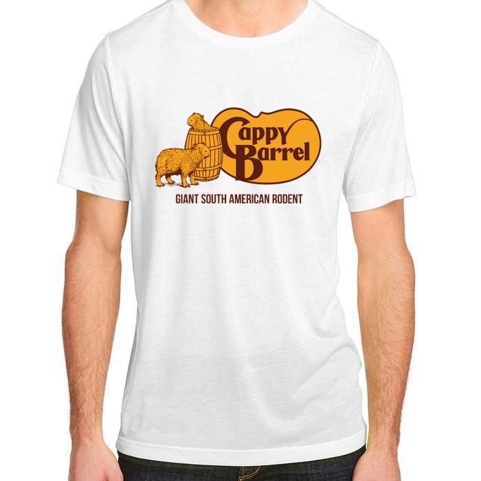 Cappy Barrel; Capybara Country Store Logo Adult ChromaSoft Performance T-Shirt