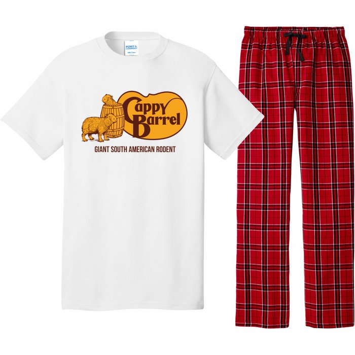 Cappy Barrel; Capybara Country Store Logo Pajama Set