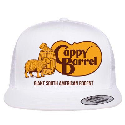 Cappy Barrel; Capybara Country Store Logo Flatbill Hat