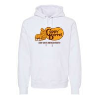 Cappy Barrel; Capybara Country Store Logo Premium Hoodie