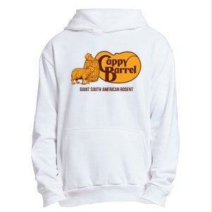 Cappy Barrel; Capybara Country Store Logo Urban Pullover Hoodie