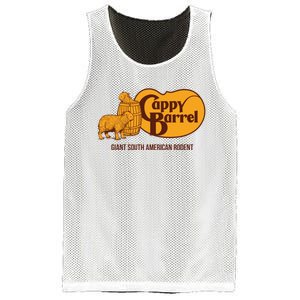 Cappy Barrel; Capybara Country Store Logo Mesh Reversible Basketball Jersey Tank