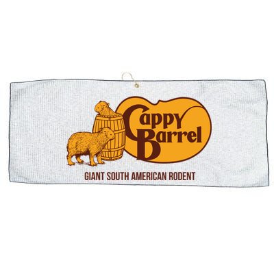 Cappy Barrel; Capybara Country Store Logo Large Microfiber Waffle Golf Towel