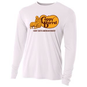 Cappy Barrel; Capybara Country Store Logo Cooling Performance Long Sleeve Crew