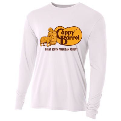 Cappy Barrel; Capybara Country Store Logo Cooling Performance Long Sleeve Crew