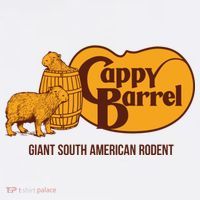 Cappy Barrel; Capybara Country Store Logo Poster