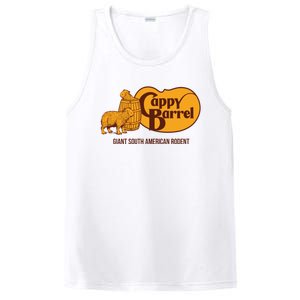 Cappy Barrel; Capybara Country Store Logo PosiCharge Competitor Tank