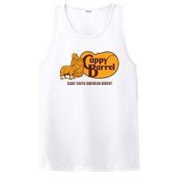 Cappy Barrel; Capybara Country Store Logo PosiCharge Competitor Tank