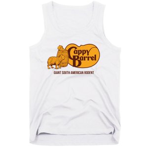 Cappy Barrel; Capybara Country Store Logo Tank Top