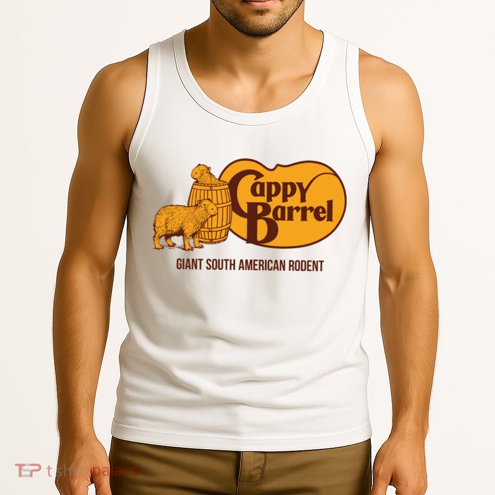 Cappy Barrel; Capybara Country Store Logo Tank Top