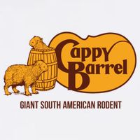 Cappy Barrel; Capybara Country Store Logo Golf Towel