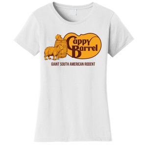 Cappy Barrel; Capybara Country Store Logo Women's T-Shirt