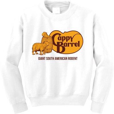 Cappy Barrel; Capybara Country Store Logo Kids Sweatshirt