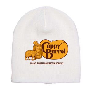 Cappy Barrel; Capybara Country Store Logo Short Acrylic Beanie