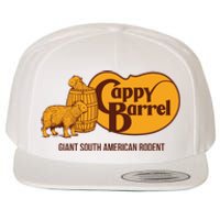 Cappy Barrel; Capybara Country Store Logo Wool Snapback Cap