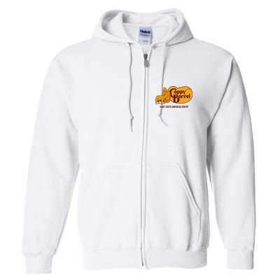 Cappy Barrel; Capybara Country Store Logo Full Zip Hoodie