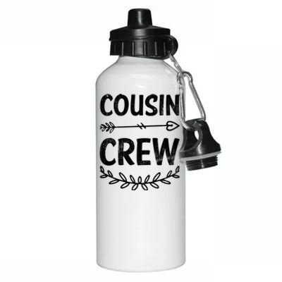 Cute Big Cousin Crew Big Cousin Crew Cousin Crew Gift Aluminum Water Bottle 