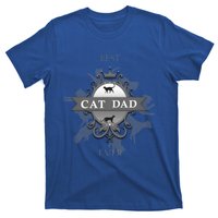 Classic Best Cat Dad Ever Cute Kitty Father Funny Gift T-Shirt