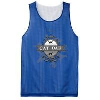 Classic Best Cat Dad Ever Cute Kitty Father Funny Gift Mesh Reversible Basketball Jersey Tank