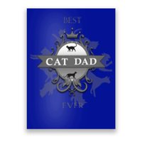 Classic Best Cat Dad Ever Cute Kitty Father Funny Gift Poster