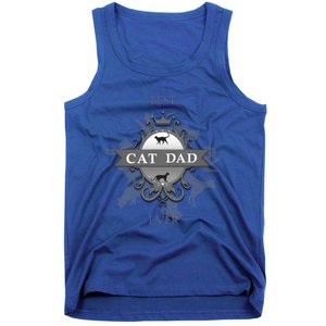 Classic Best Cat Dad Ever Cute Kitty Father Funny Gift Tank Top