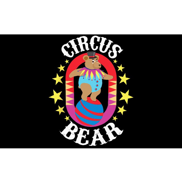 Circus Bear Circus Birthday Party Circus Costume Bumper Sticker