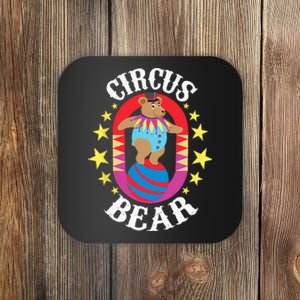 Circus Bear Circus Birthday Party Circus Costume Coaster