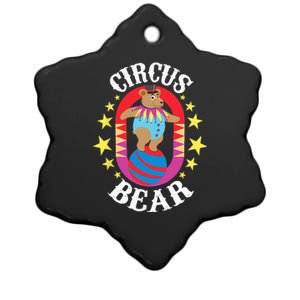 Circus Bear Circus Birthday Party Circus Costume Ceramic Star Ornament