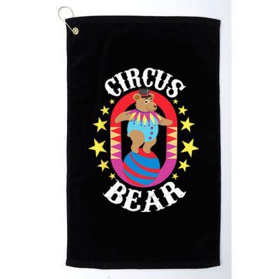 Circus Bear Circus Birthday Party Circus Costume Platinum Collection Golf Towel