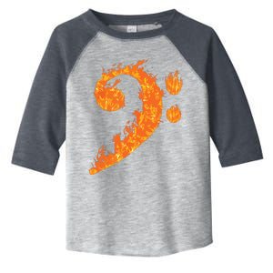 Cool Bass Clef Gift For Men Women Fire Musical Symbol Lover Toddler Fine Jersey T-Shirt