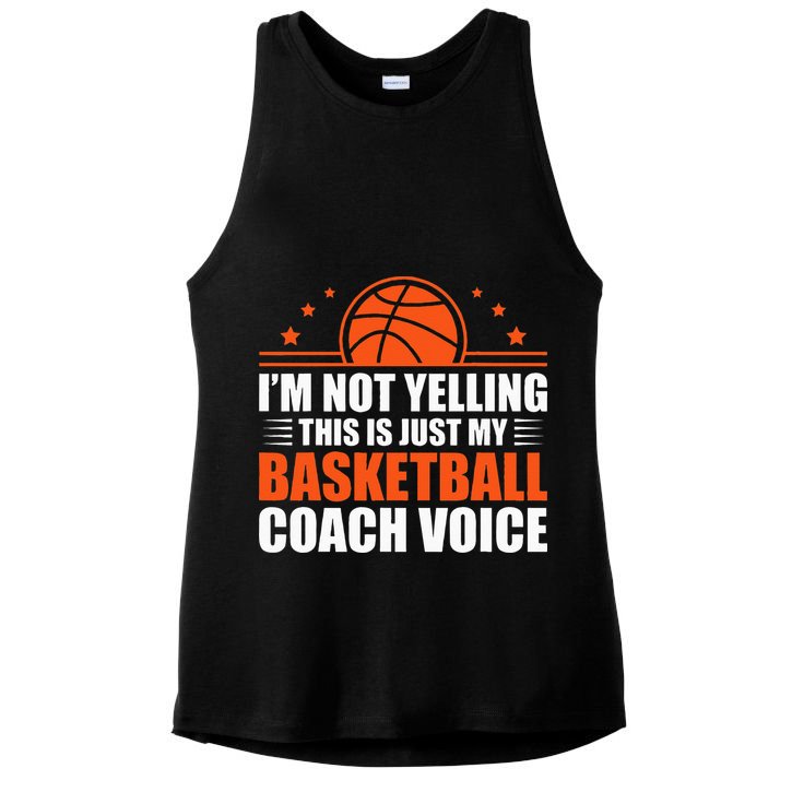 Cool Basketball Coach For Men Women Team Basketball Coaching Ladies PosiCharge Tri-Blend Wicking Tank